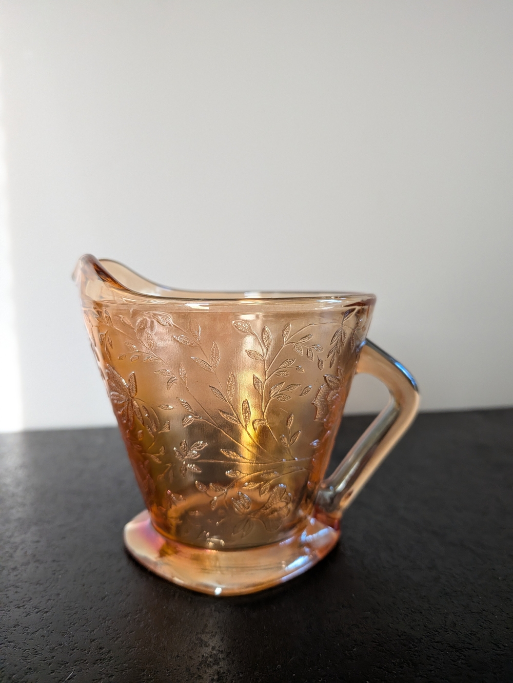 Vintage Jeannette Floragold Creamer